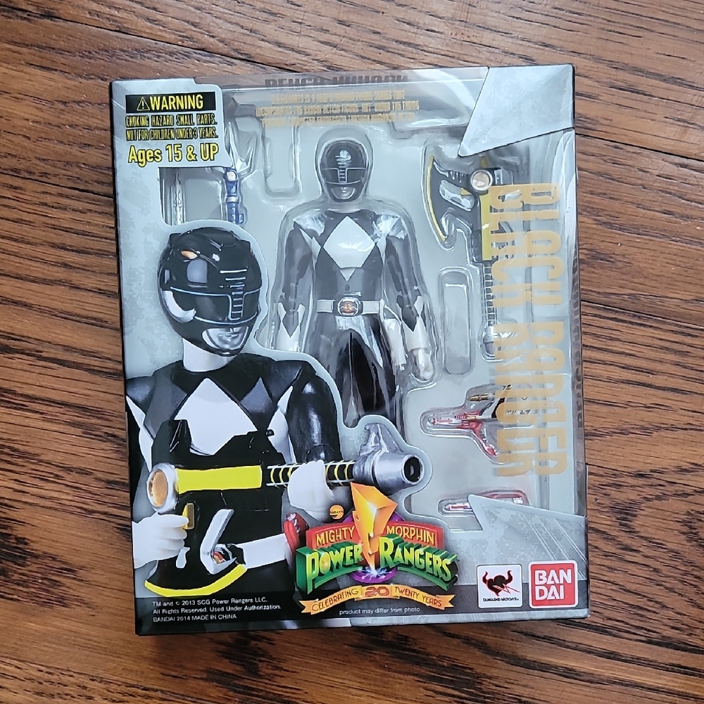 2013 Mighty Morphin Power Rangers Black Ranger Action Figure
